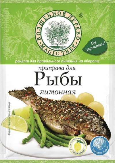Приправа для рыбы с морской солью 30г. Волшебное Дерево