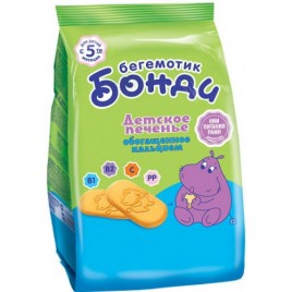 Детское печенье "Бонди бегемотик" кальцый 180г