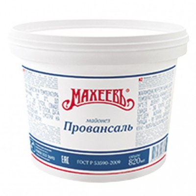 Майонез Махеевъ провансаль ведро 820мл.