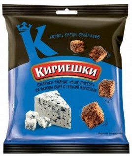 Сухарики Кириешки ржаные Blue Cheese 40гр