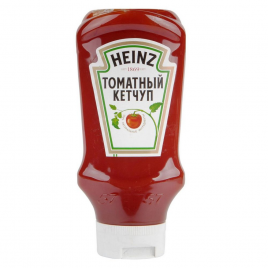 "HEINZ" Кетчуп томатный пл/бут. 460гр (перевертыш)