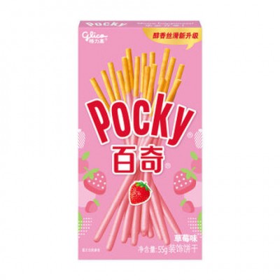 Хлебные палочки Pocky со вкусом клубники 55гр