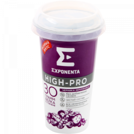 Напиток кисломолочный High Pro со вкусом черника-земляника п/ст 250г Exponenta