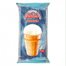 Мороженое пломбир в вафельном стаканчике 105г Светлогорье