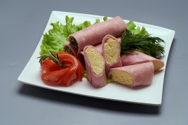 Салат "Рулет из ветчины и сыром" 1кг.