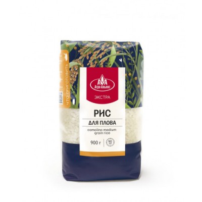 Агро-Альянс Экстра Рис для плова .Gold 0.9кг
