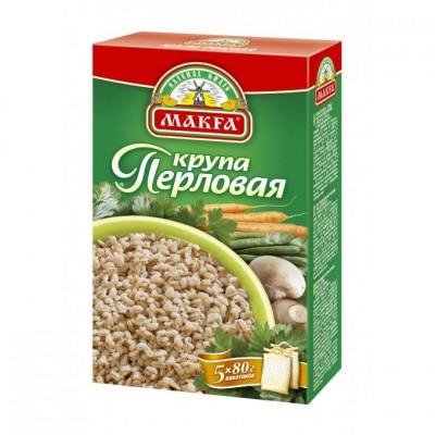 Макфа Крупа перловая вар./пакеты 5*80г