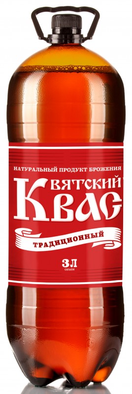Квас Вятский Хлебный 3л пэт