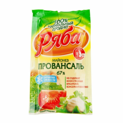 Майонез Ряба Провансаль 67% 25г