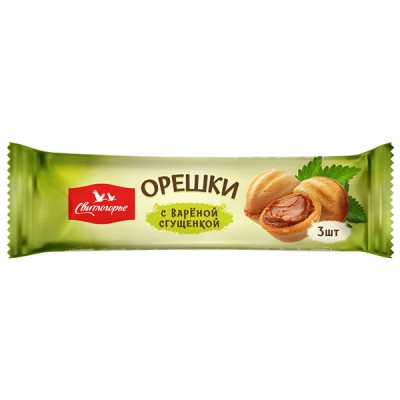 Орешки с вареной сгущенкой 60гр Свитлогорье