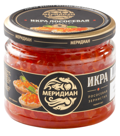 Икра лососевая с/б Меридиан 310г