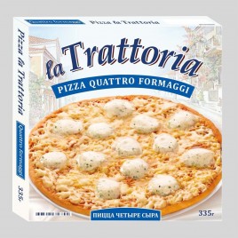 Пицца La Trattoria четыре сыра 335г