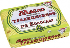 БЗМЖ Масло слив. Вологодское ИЗ ВОЛОГДЫ 82,5% 180г Верещагино