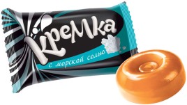 Карамель Кремка с морской солью  Яшкино 1 кг
