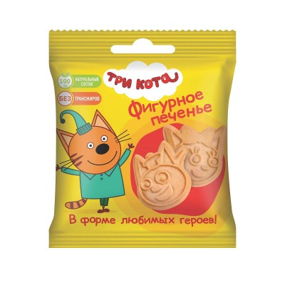Печенье фигурное "Три кота" 20г