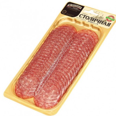 Колбаса Столичная  с/к в/с нарезка Егорьевский 100г