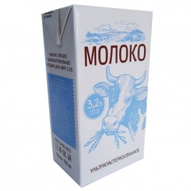 БЗМЖ Молоко Голубая Корова 3,2% 1л ПЭТ