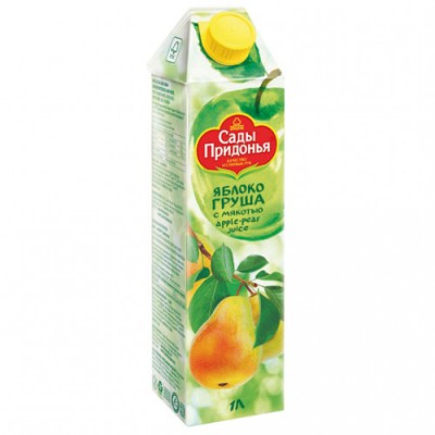 Сок Сады придонья Яблоко-Груша 1л