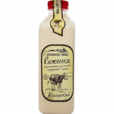Ряженка Деревенская жизнь Айрширское 3,4-6% 0,75л