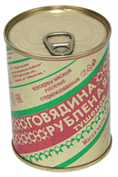 Тушенка говядина рубленная 338гр ж/б Беларусь