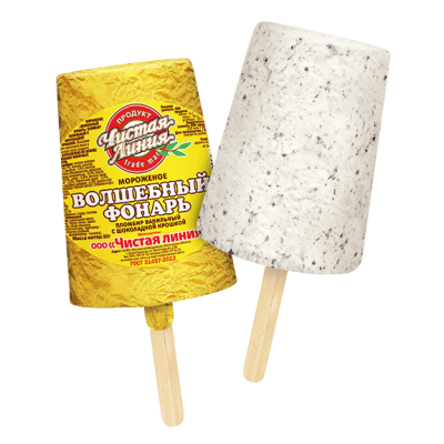 Эскимо Чистая линия Волшебный фонарь 80г