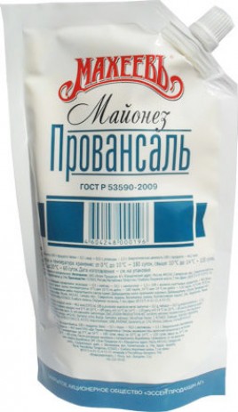 Майонез Махеев Провансаль белый дой-пак с доз. 400мл