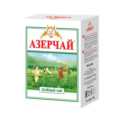 Чай Азерчай Зеленый байховый 100гр