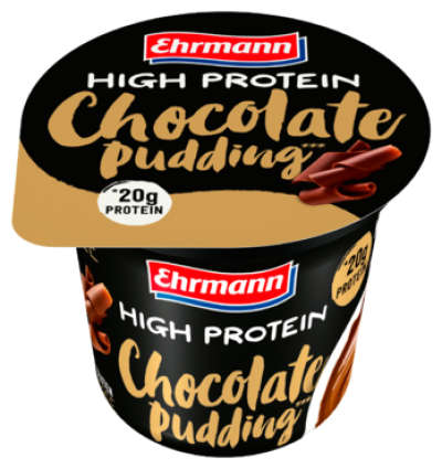 Пудинг протеиновый шоколадный 1,5% 200гр пл/ст Эрманн