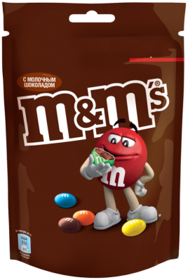 Драже M&Ms с молочным шоколадом 145гр