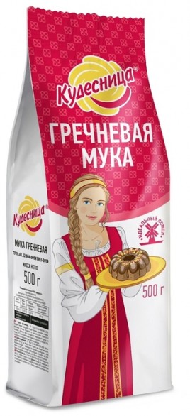 Мука Кудесница гречневая 500гр