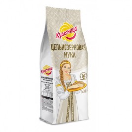Мука Кудесница цельнозерновая 500гр