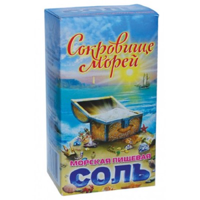Соль Сокровище морей морская 800гр