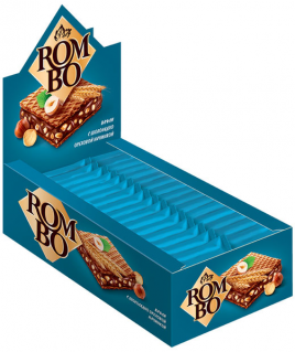 Вафли Rombo с ореховой начинкой 12,5гр