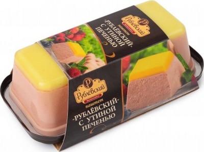Паштет "Рублевский" с утиной печенью охл. 175г