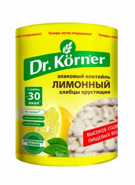 Хлебцы "Dr Korner" лимон 100г