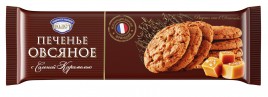 Печенье овсяное Полет с соленой карамелью 180г.