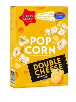 Зерно кукурузы Happy Corn для попкорна Двойной сыр 100гр
