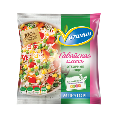 Гавайская смесь зам. 400гр. Витамин