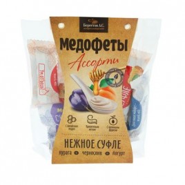 Суфле Ассорти с йогуртом, курагой, черносливом и медом 150гр Медофеты