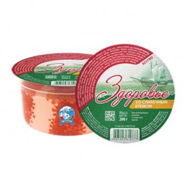 Икра-крем "Здоровье" лососевая  200г.пл.б.