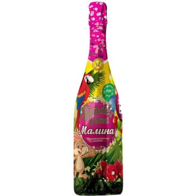 Напиток б/а "Kinder Land" Малина 750мл