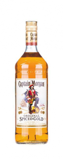 Капитан Морган Пряный Зол. 35% на основе рома 1л.