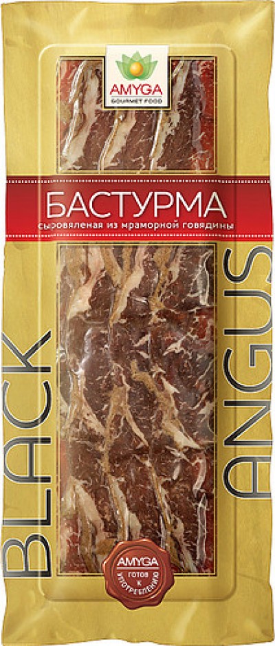 Бастурма из говядины с/в в/у 80г АМИГА