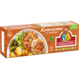 Котлеты Ложкарев из индейки 400гр