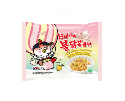 Лапша Samyang Hot Chicken Крем Карбонара 140гр