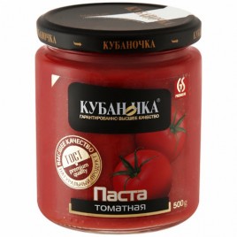 Томатная паста Кубаночка 780г ж/б