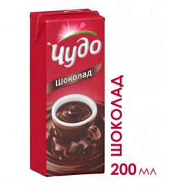 БЗМЖ Чудо молочное шоколад 3% 200мл пак