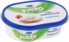 АКЦИЯ!!! БЗМЖ Сыр творожный Sveza Сливочный 60% 150гр ванночка