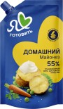 Майонез МЖК Провансаль домашний дой-пак с доз. 55% 600мл