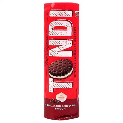 Печенье Tondi Сэндвич с шоколадно-сливочным вкусом 190г